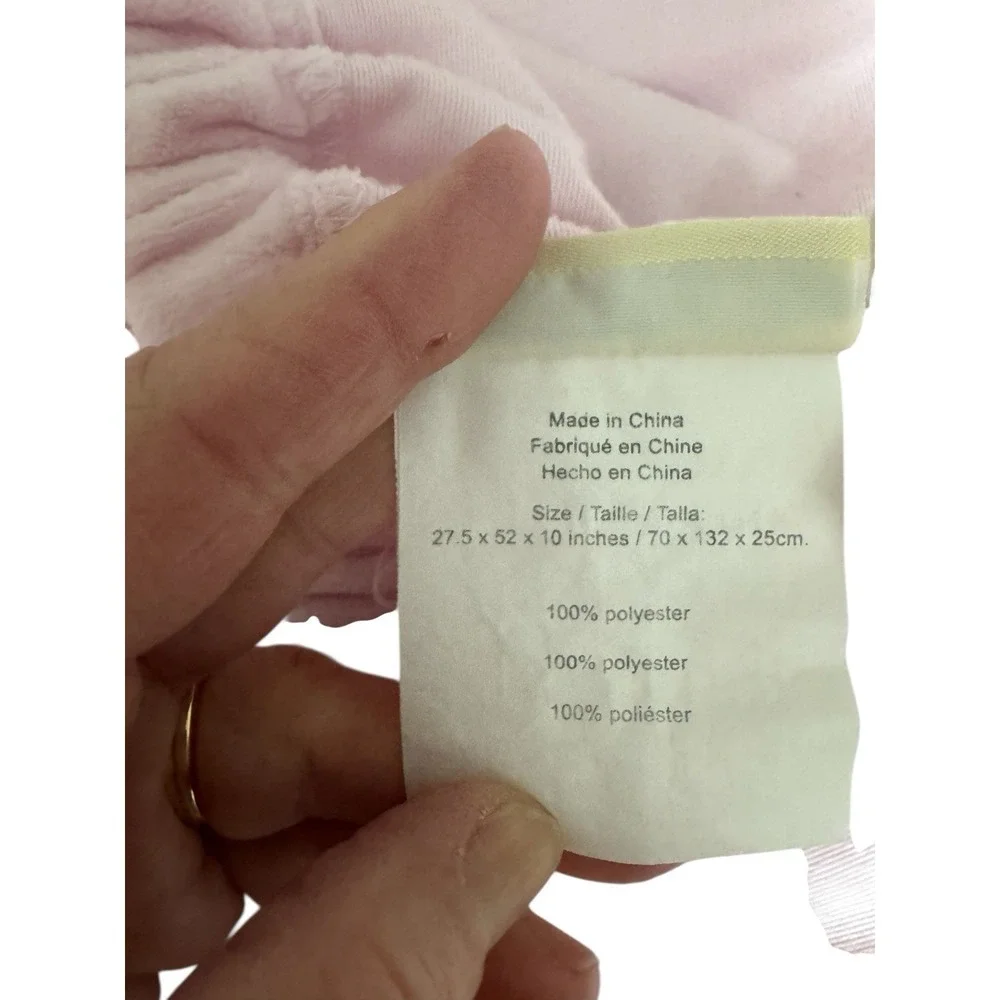 pottery barn kids pink soft‎ velour crib mattress sheet so so soft Excellent